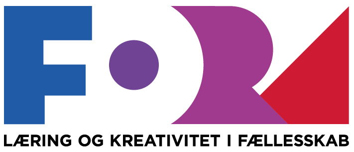 Foras logo med taglinen "Læring og kreativitet i fællesskab".